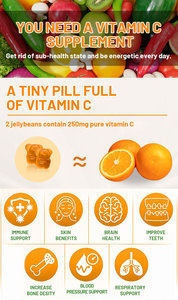 El suplemento alimenticio Winstown OEM para mejorar la salud inmunológica ofrece soporte antioxidante, C masticables gomitas con vitamina, 60 uds. - Product Image 6