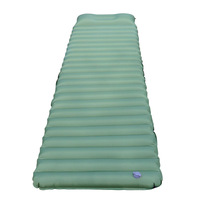 Matelas de camping tubulaire gonflable en nylon et TPU, épaisseur 10 cm, haute valeur R, chaud
