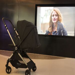 Bán buôn xe đẩy em bé chất lượng tốt giá rẻ bé pram Trung Quốc Thiết kế mới màu đen sang trọng bé đi xe đẩy - Product Image 5