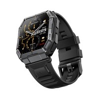 K78 Outdoor GPS Smartwatch 1,95 Zoll HD 1000mAh Langzeitakku 6-Satelliten-Kompass Höhenmesser BT-Anruf Sportuhr