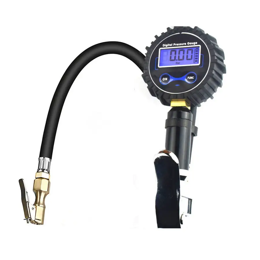 Auto spare parts LCD dial manual tyre air pressure monitor system reader bicycle bike motorcycle car TPMS digital tire gauges