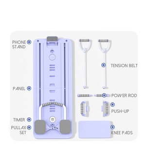 Ensemble de planche de yoga et de Pilates pliable multifonction 6 en 1, planche d'exercices pour abdominaux, planche à pompes pour <span class=keywords><strong>la</strong></span> <span class=keywords><strong>maison</strong></span> et <span class=keywords><strong>la</strong></span> salle de sport - Product Image 1