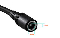Gleichstrom kabel 5,5mm * 2,1mm/5,5*2,5mm/4,0x1,7mm/3,5x1,35mm Rot Schwarz Stecker-Buchse-Stecker DC-Verlängerung kabel für CCTV