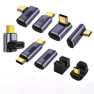 100W Metall USB 4.0 Typ C Adapter OTG 40 Gbit/s Schnelle Daten übertragung Tablet USB-C Lade konverter für Telefon Macbook Air Pro Laptop