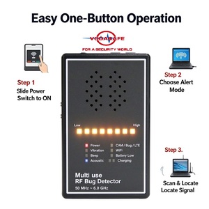 Gran oferta, pequeño detector de cámara espía, rango de 50 MHz ~ 6,0 GHz, buscador de errores inalámbrico, conectividad WiFi, <span class=keywords><strong>grabadora</strong></span> de voz inalámbrica espía - Product Image 4