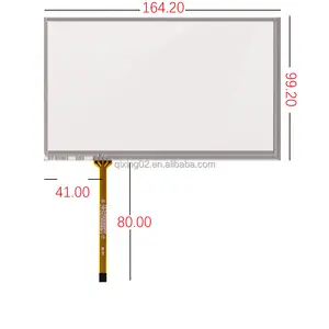 4 Fios Resistive Touch Screen 7 polegada 7.1 polegada Tela Adequado Para 165*100 Innolux Lcd Tela Modelos Regulares