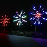 Reson Tubes de pluie de douche étanches Décoration extérieure de Noël commerciale Feux d'artifice LED