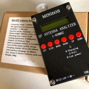 안드로이드 APP가 탑재 된 새로운 Mini60S Sark100 BLE HF ANT SWR 안테나 분석기 미터 - Product Image 1