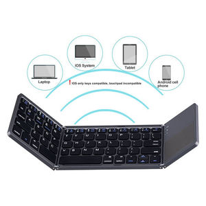 Clavier pliable Ce Rohs avec pavé tactile, clavier pliable sans fil Bluetooth, souris et clavier pour Apple - Product Image 4