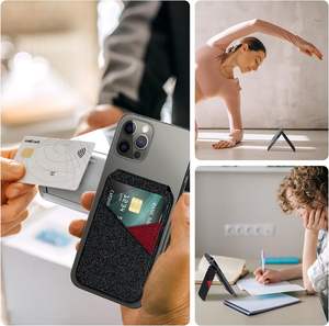 <span class=keywords><strong>2023</strong></span> teléfono celular cuero magnético negocios billetera crédito Id magnético tarjetero para iPhone 12 13 14 15 - Product Image 2