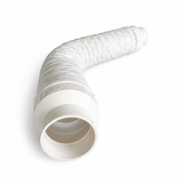 Silencieux en tissu nylon pour ventilateur, nouvelle connexion souple, réduction du bruit, ventilation, nouveau tuyau silencieux pour ventilateur