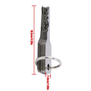 أداة فتح الأقفال من الفولاذ المقاوم للصدأ أدوات فتح السيارات طقم فتح أبواب السيارة أداة أقفال آمنة مستلزمات صانع الأقفال - Product Image 4