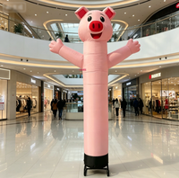 Modèle publicitaire gonflable de 12 pieds - Cochon de dessin animé gonflable