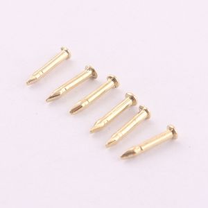 8mm Messing Nagel Revers Schmetterling Clutch Back Pin für Abzeichen Brosche - Product Image 1