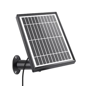 便携式太阳能电池板充电器5v迷你太阳能电池板，带电池太阳能电池板，用于ip摄像机