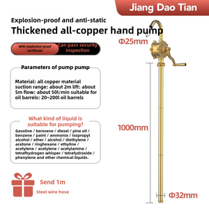 China All-Copper Hydraulic Power Rotary <b>Oil</b> <b>Drum</b> Pump Chemical Resistant Low 1 Year Warranty Automotive Totally - Product Image 4