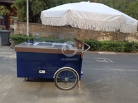 Chariots de vente de glaces artisanales, camions de restauration mobiles à vendre, chariot à pousser à la main, Dubaï