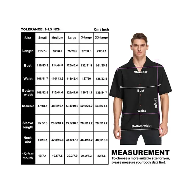 卸売デザインメンズサマーシャツハワイビーチシャツサーフィン半袖カスタムプリントハワイアンシャツ