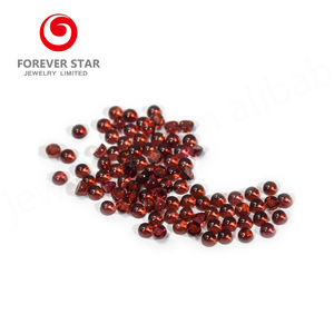 หินพลอยโกเมนธรรมชาติขนาด1.5มม. สีแดงตัดสดใสในรูปดาวทรงกลมสูง3มม. ได้รับการรับรองจาก Gia - Product Image 5