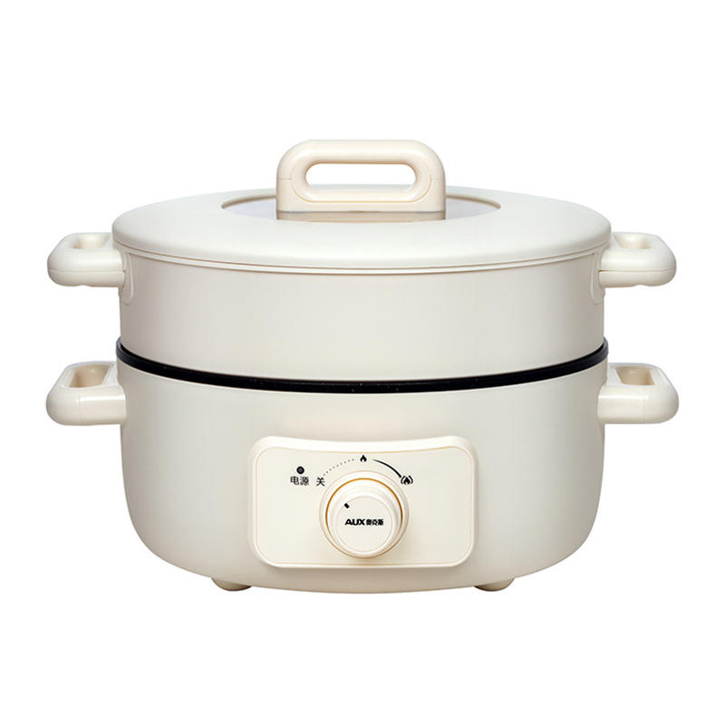 Off-white with steamer basket