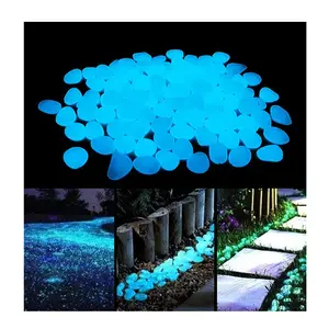 Lichtgevende Stenen Glow In The Dark Pebbles Gloeiende Stenen Voor Outdoor Loopbruggen Huis Tuin Yard Decor Fish Tank Pebble Rotsen