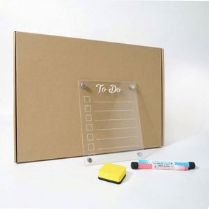 Tableau de planification effaçable à sec personnalisé et réutilisable en acrylique magnétique pour réfrigérateur - Product Image 4