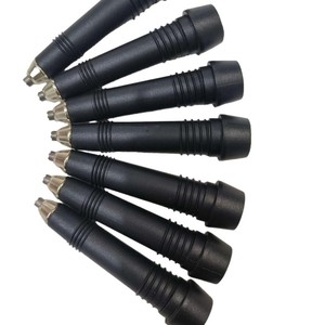 Aluminum Alloy Trekking Pole Toe <b>Caps</b> 7.6Cm Black Metal Tip For <b>Hiking</b> Walking Sticks Accessories - Product Image 1