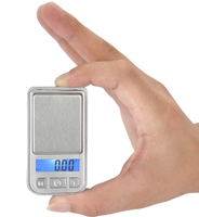 Balance de précision numérique Santwell JS-398 avec écran LCD, alimentée par piles, pour la mesure du poids des bijoux en or
