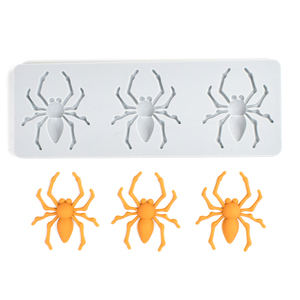 Nouveau Tapis de Cuisson en Silicone à 3 Cavités Motif Araignée pour Fondant, Pâtisserie, Biscuits, Chocolat, Outil de Décoration de Gâteaux LFM-519 - Product Image 6