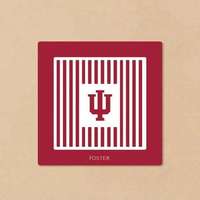 Indiana Hoosiers – Jeu de Mahjong portable de luxe à double couche en acrylique, ensemble américain, souvenir universitaire, cadeau pour les étudiants, divertissement
