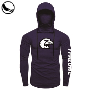 Sweat à capuche noir Anime avec logo personnalisé et <span class=keywords><strong>cache</strong></span>-<span class=keywords><strong>cou</strong></span> pour garçon - Product Image 6