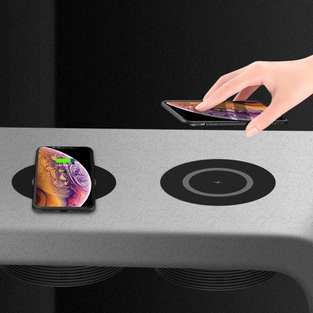 OEM ODM Invisible Wireless Charger Hidden Under Suitable for Many Material Table