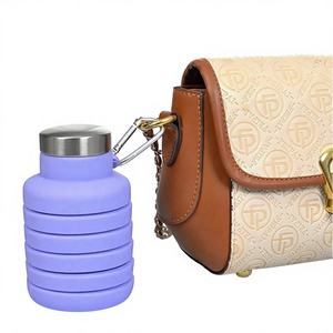 Bouteille d'eau pliable en silicone portable pour le sport, anti-fuite, sans BPA, lavable au lave-vaisselle - Product Image 1