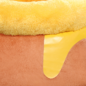 Bester Preis Plüsch Spaß Biene Honig Topf Form Plüsch Haustierbett Katzennest Katzenhöhle Haus - Product Image 3