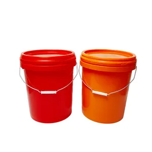 5 Gallon Empty Paint Buckets Cheap Plastic Bucket 20 Liter For Paint