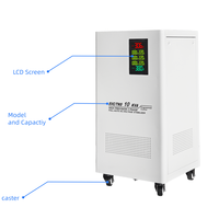 Régulateur de tension automatique 380V AVR 20kVA Triphasé Affichage LCD Haute Efficacité Stabilisateur en Cuivre 50/60Hz