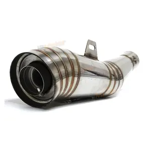 Xe Máy exhaust muffler phổ thép không gỉ chất lượng cao trượt trên ống xả cho GP sửa đổi exhaust muffler