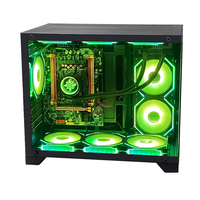 PCOOLING Nuevo Diseño Atx Pc Gabinete Alta Calidad Gaming Computer Cases En Stock Fan Gaming Case Pc Computer Cases