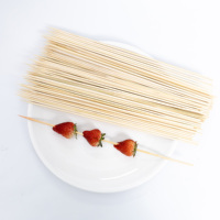 Bâtonnets de barbecue en bambou naturel de qualité supérieure, écologiques, biodégradables, longueur 12-50 cm, bâtonnets en bambou pour barbecue