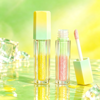 FAIRY LG289 Huile à lèvres liquide hydratante et brillante avec paillettes, enrichie en ingrédients chimiques, deux-en-un, nouveau design, OEM, personnalisation privée