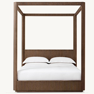 <span class=keywords><strong>Lit</strong></span> à baldaquin Byron, très vendu, sculpté à la main, en bois massif moderne, mobilier <span class=keywords><strong>de</strong></span> chambre à coucher <span class=keywords><strong>de</strong></span> luxe - Product Image 1