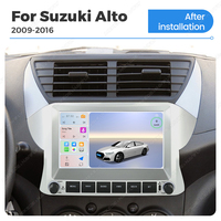 MEKEDE Système multimédia de voiture avec GPS intégré, radio, lecteur audio, Car-play, 6+128G pour Suzuki Alto 7 pouces 2009-2016