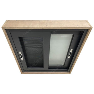 Portes et fenêtres coulissantes noires en verre du ghana, fenêtre coulissante motorisée en aluminium de guinée, bon marché - Product Image 3