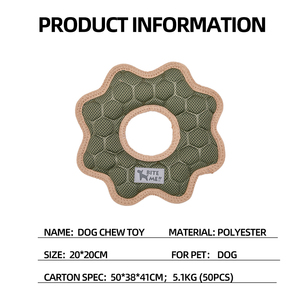 Juguetes Masticables Redondos para Mascotas con Sonido y Logotipo Personalizado al por Mayor - Product Image 3