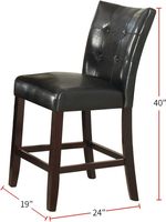 [Stock US] Ensemble de table à manger classique moderne en marbre, 6 pièces, hauteur comptoir, expédition rapide depuis l'entrepôt US, dropshipping acceptable