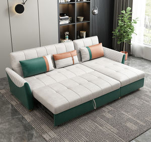 Canapé moderno para sala de estar, sofás plegables de almacenamiento, Chesterfield, sofá cama de cuero - Product Image 3