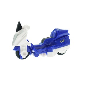 Vente en gros Jouet transformable 3-en-1 : Hélicoptère de combat, Véhicule de police, pompier et de sauvetage bleu, et Voiture Mecha combinable et convertible pour enfants - Product Image 2
