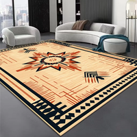 Tapis pliables en fausse fourrure de cachemire douce, lavables, imprimés en 3D, antidérapants, adaptés aux animaux domestiques, pour salon