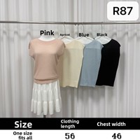 Soldes : Pull tricoté rétro à manches courtes, taille unique, design amincissant haut de gamme, manches courtes, élégant et léger, idéal pour l'été.