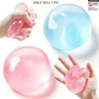 Boules de noix de coco anti-stress moelleuses transfrontalières de style Mochi, moulées à la main, jouet DIY fait main, unisexe, tous âges, sac OPP, à rebond lent